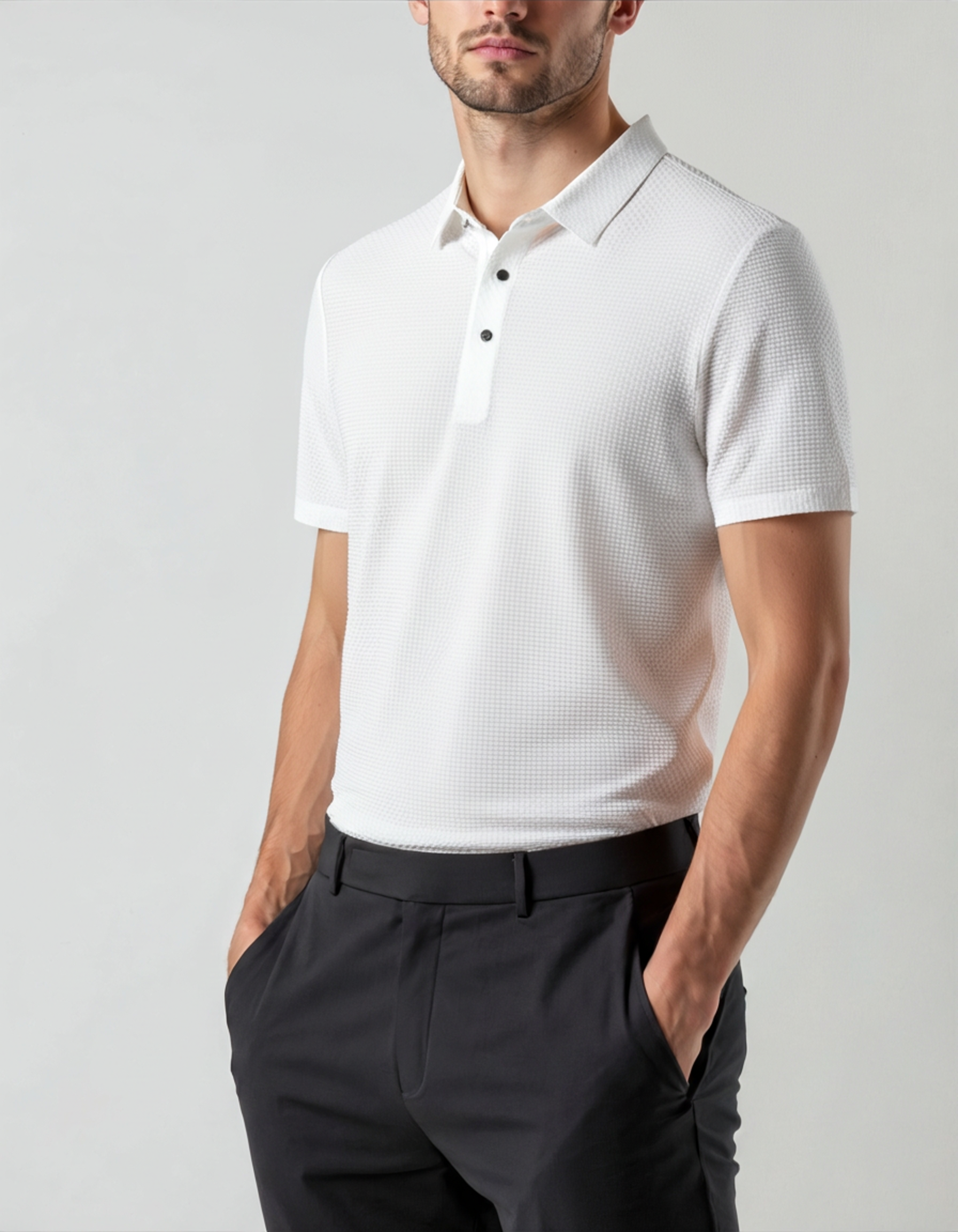 Prestigio Silk Polo (Anti-Wrinkle) - Dalm Fashion