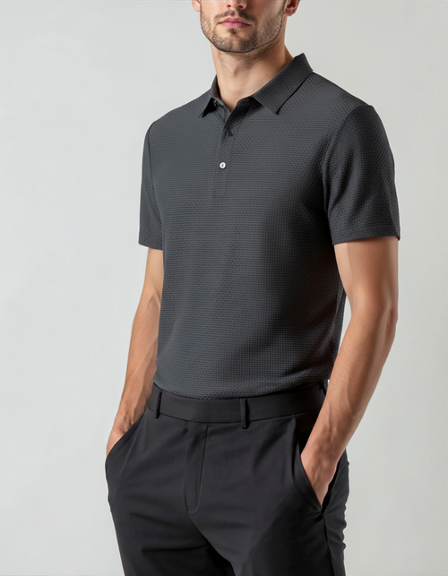 Prestigio Silk Polo (Anti-Wrinkle) - Dalm Fashion