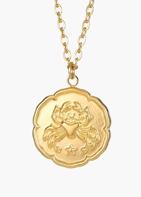 Zodiac Sign Necklace - Gold - Dalm Fashion