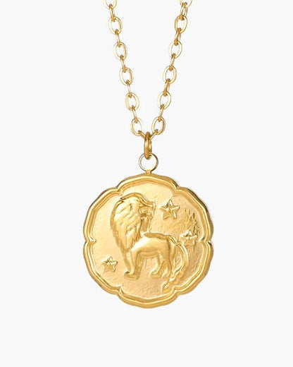 Zodiac Sign Necklace - Gold - Dalm Fashion