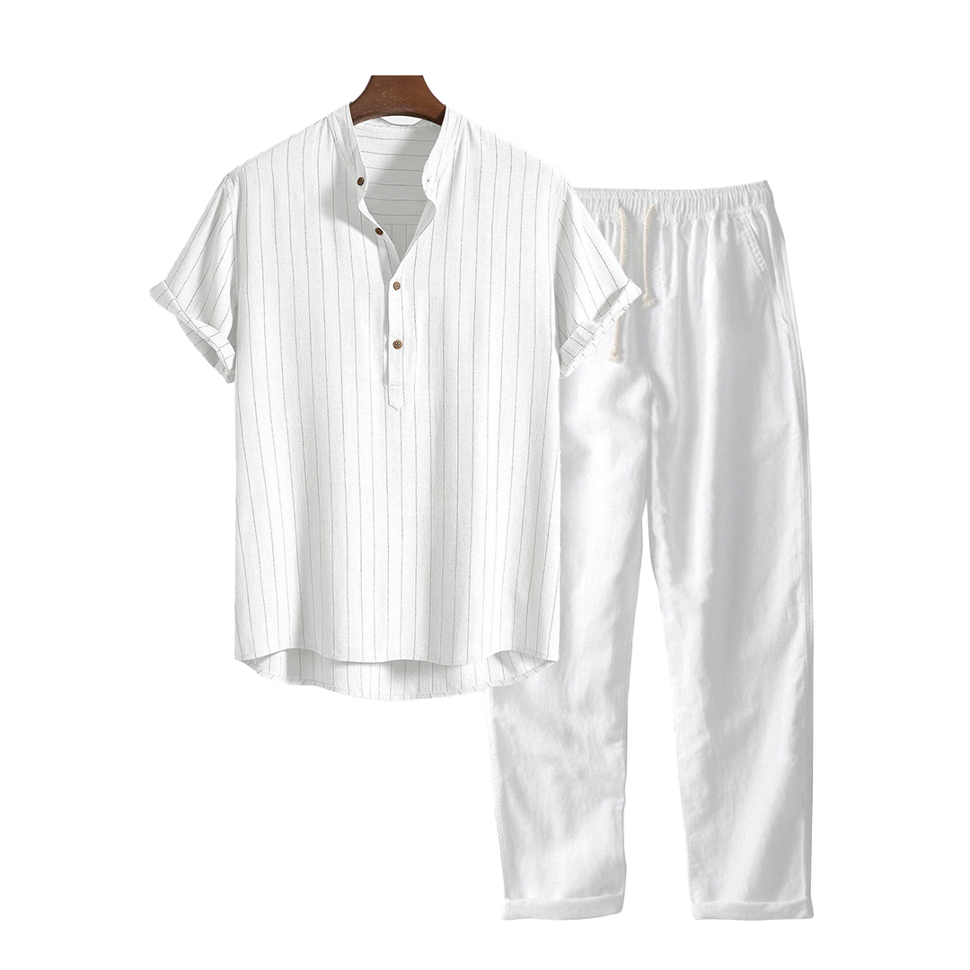 Tuvalu - TheighT Short-Sleeved Set - Dalm Fashion