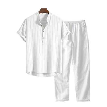 Tuvalu - TheighT Short-Sleeved Set - Dalm Fashion