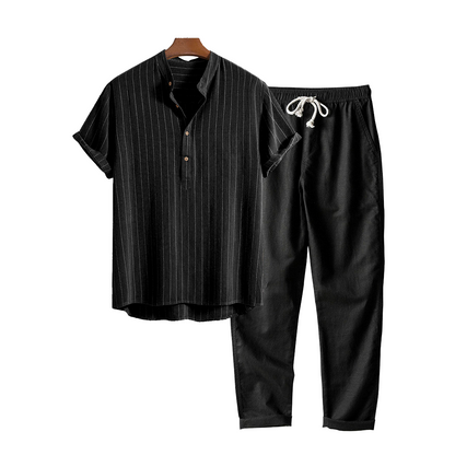 Tuvalu - TheighT Short-Sleeved Set - Dalm Fashion