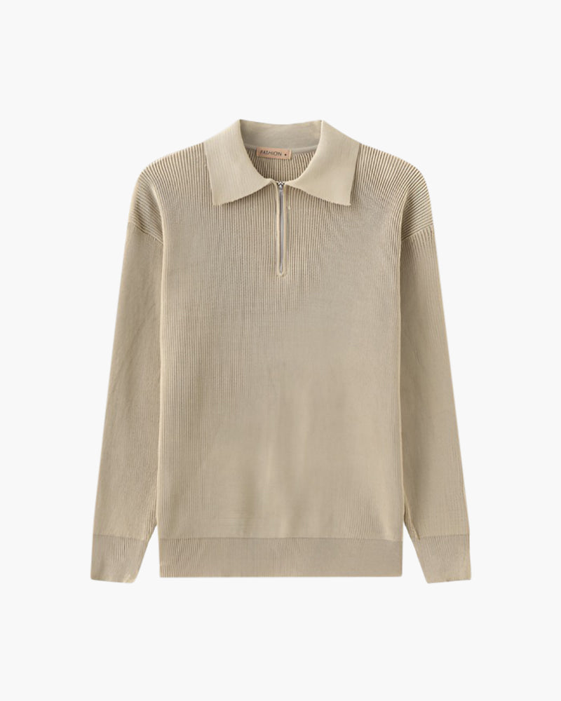 Cesare Half Zip Sweater - Dalm Fashion