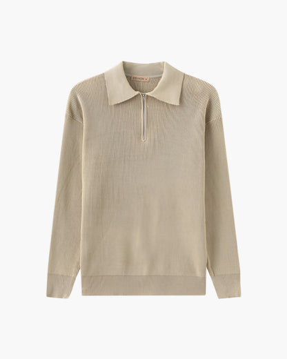 Cesare Half Zip Sweater - Dalm Fashion