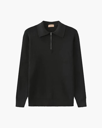 Cesare Half Zip Sweater - Dalm Fashion