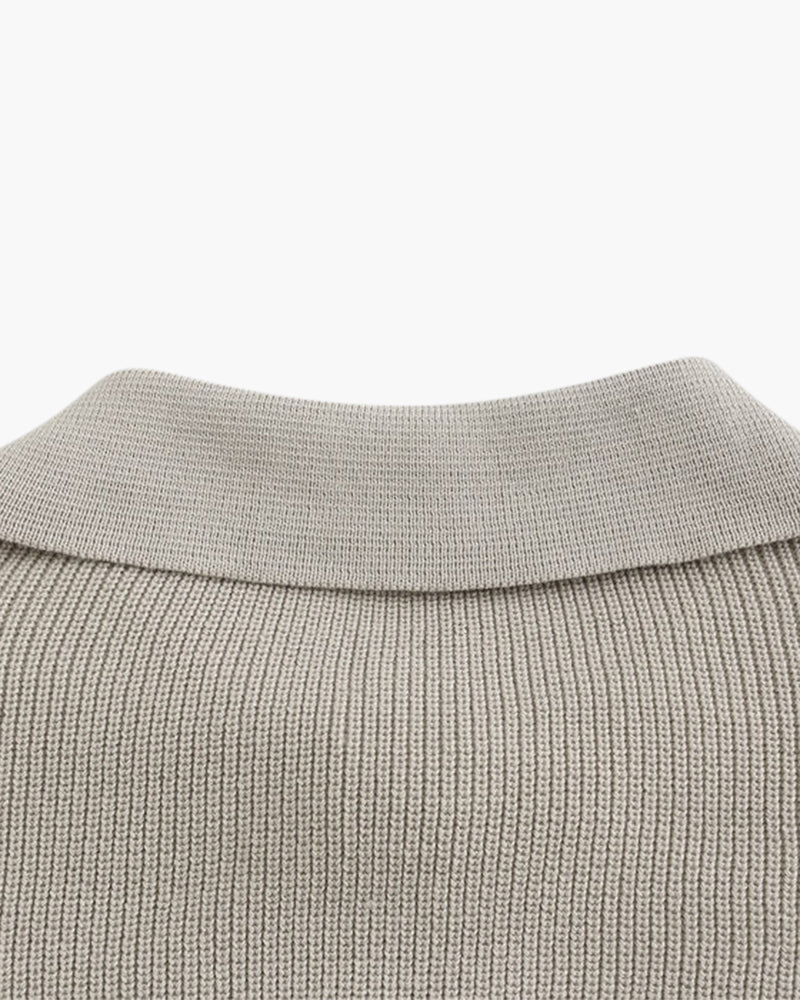 Cesare Half Zip Sweater - Dalm Fashion