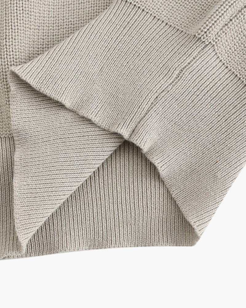Cesare Half Zip Sweater - Dalm Fashion