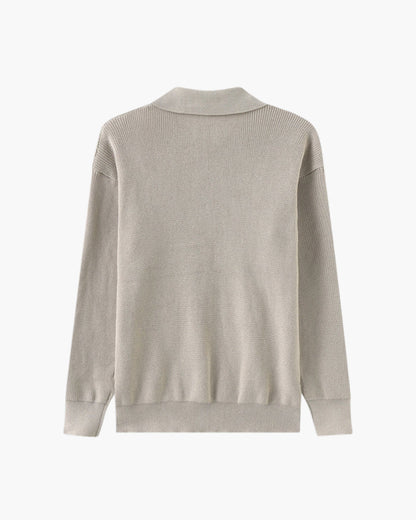 Cesare Half Zip Sweater - Dalm Fashion