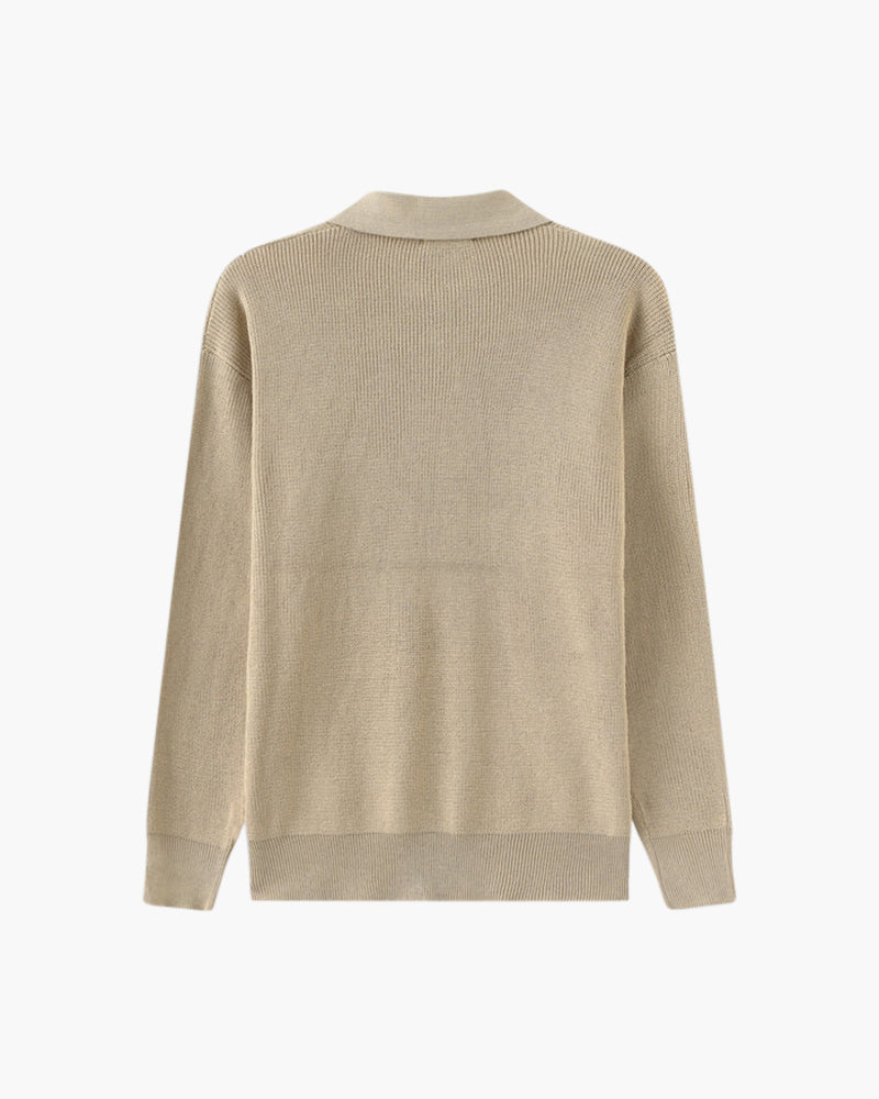 Cesare Half Zip Sweater - Dalm Fashion