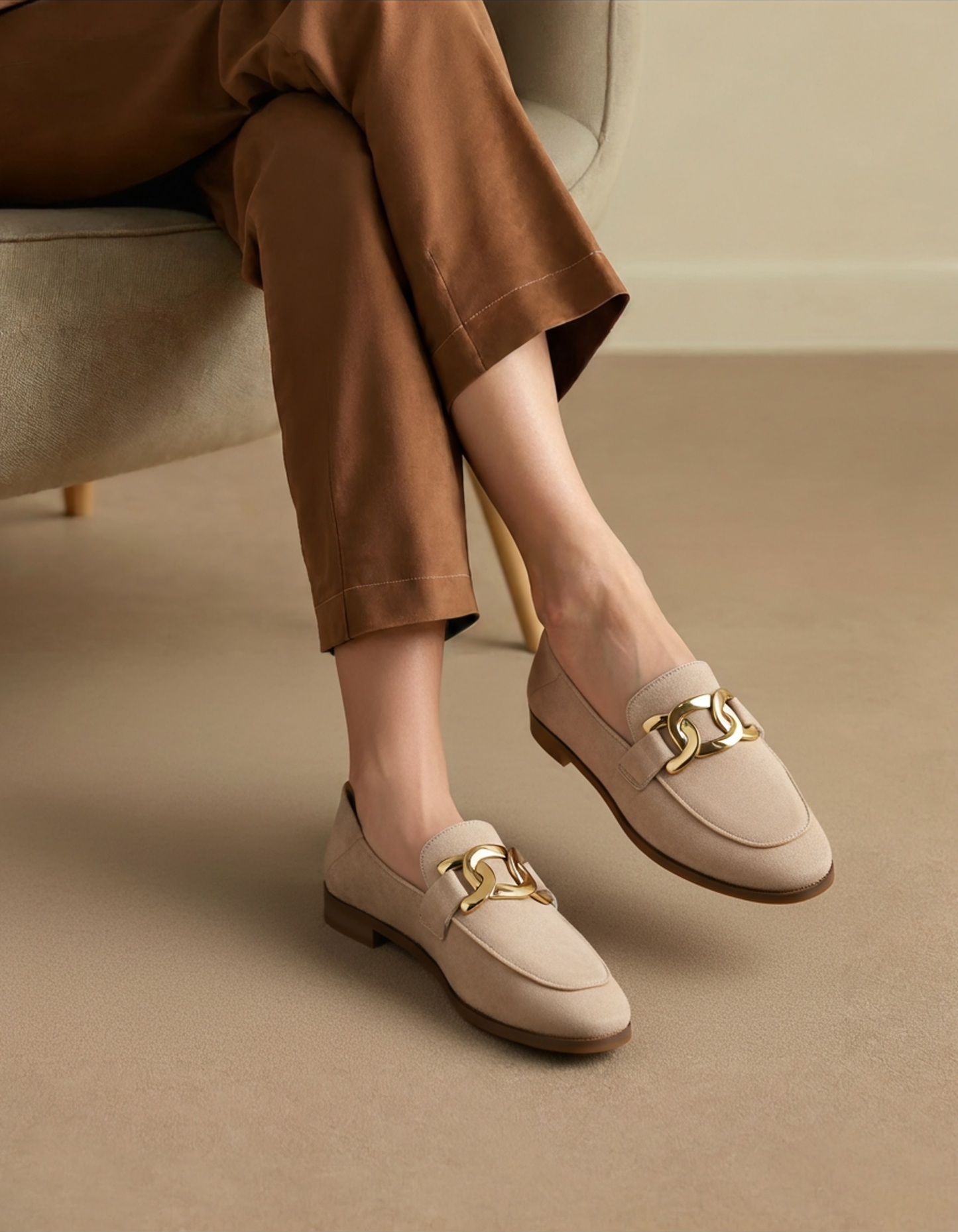 Duchess Loafers Suede - Dalm Fashion