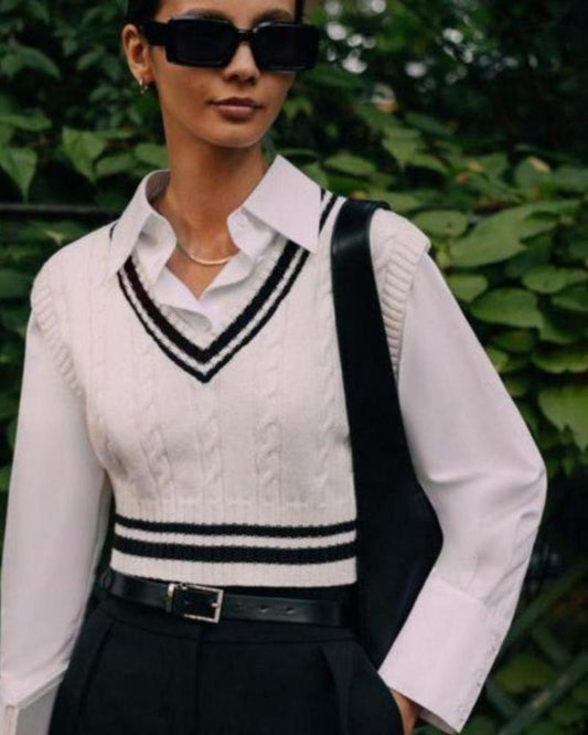 Lady's Rich Sweater Vest - Dalm Fashion