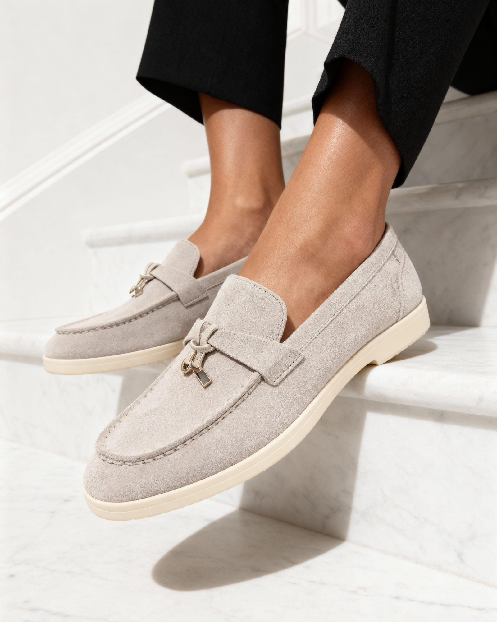 Suede Lady Loafers - Dalm Fashion