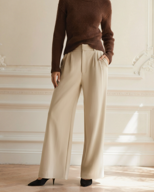 Serena Wide-Leg Trousers - Dalm Fashion