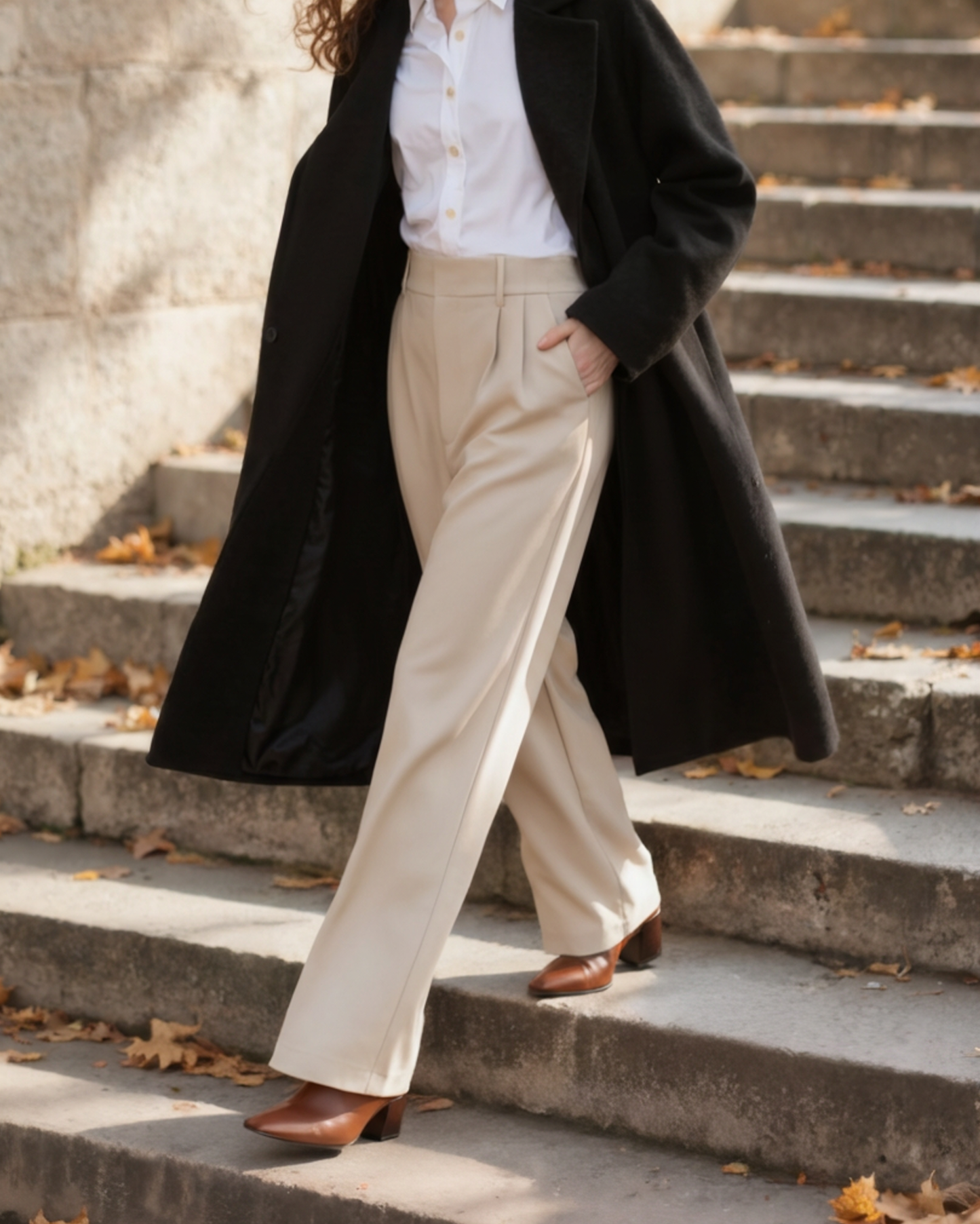 Serena Wide-Leg Trousers - Dalm Fashion