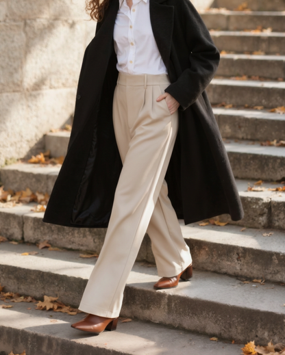 Serena Wide-Leg Trousers - Dalm Fashion