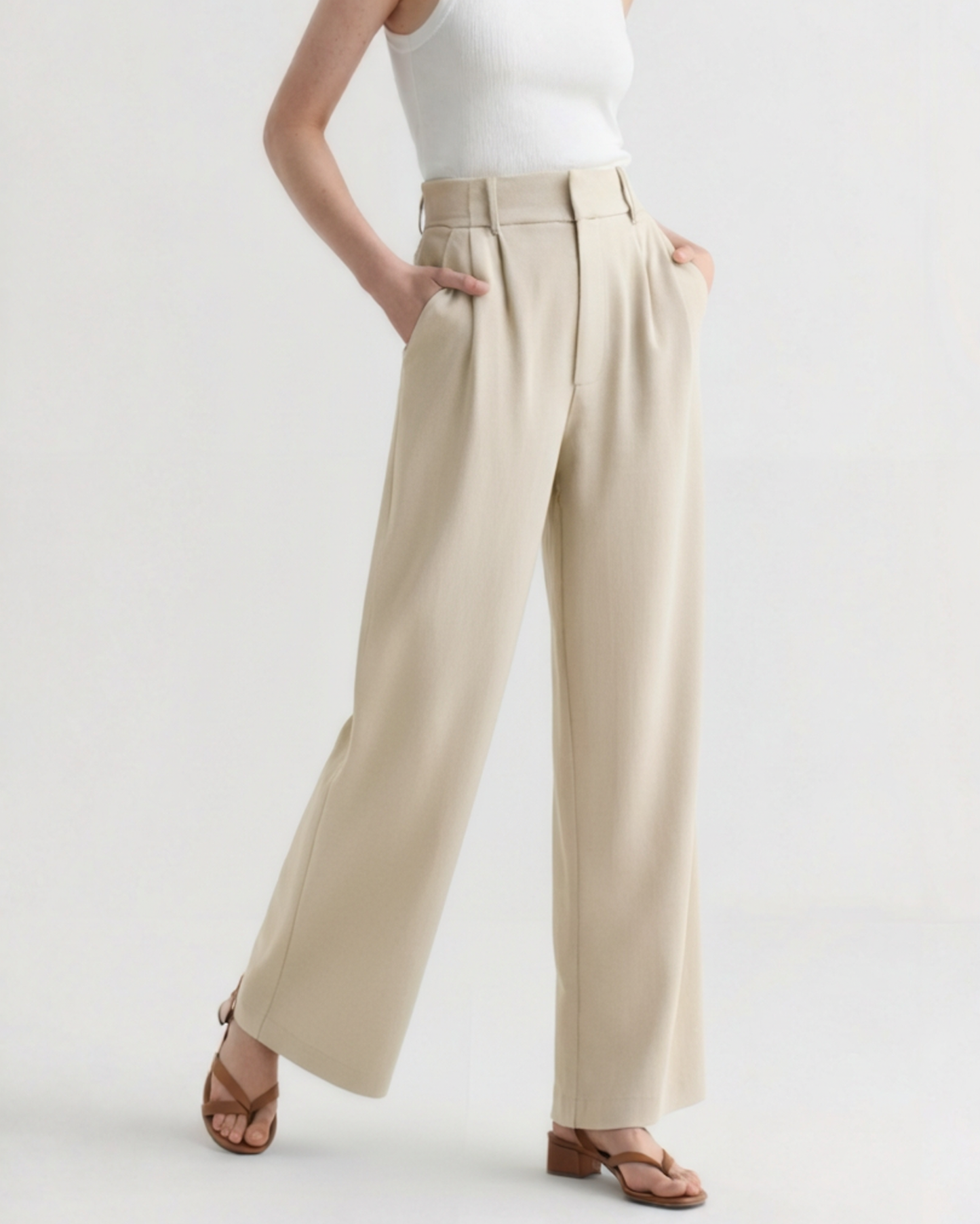Serena Wide-Leg Trousers - Dalm Fashion