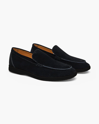 Premium Suede Loafers - Black Soles - Dalm Fashion