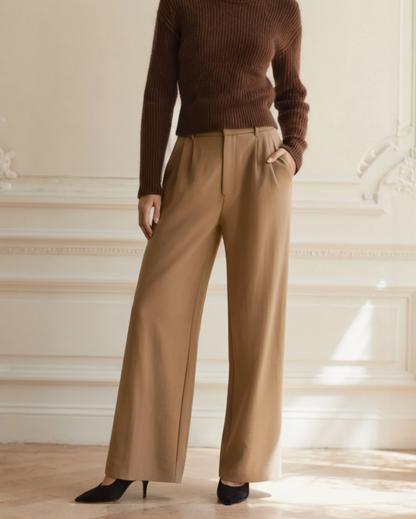 Serena Wide-Leg Trousers - Dalm Fashion