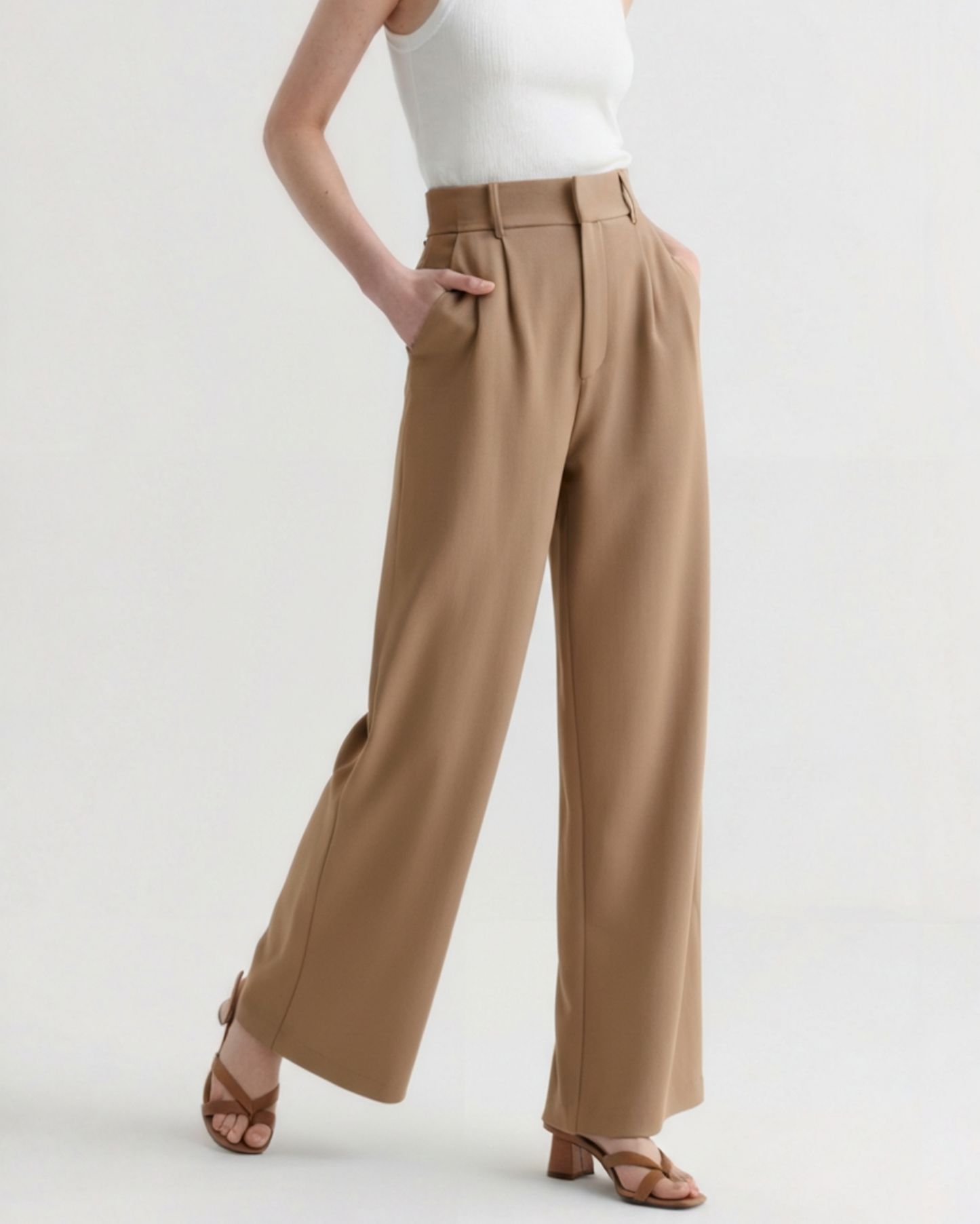 Serena Wide-Leg Trousers - Dalm Fashion