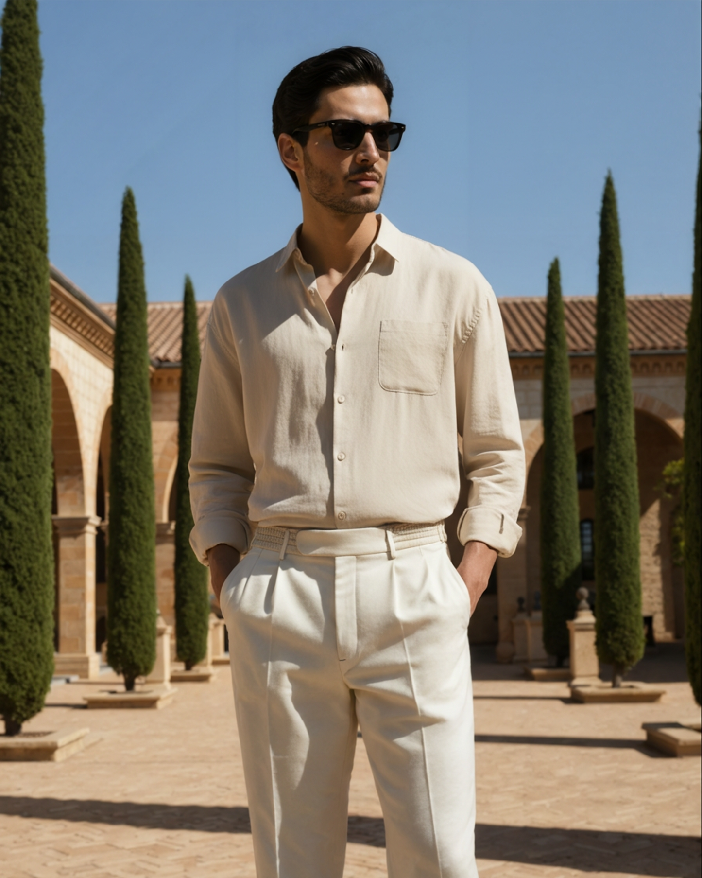 Cape Town - 100% Linen Shirt - Dalm Fashion