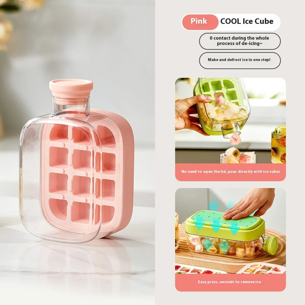 Portable One-Click Molding Cooling Cup