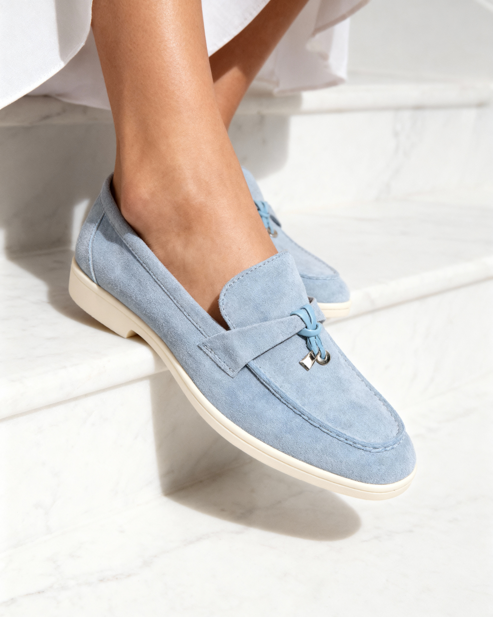 Suede Lady Loafers - Dalm Fashion