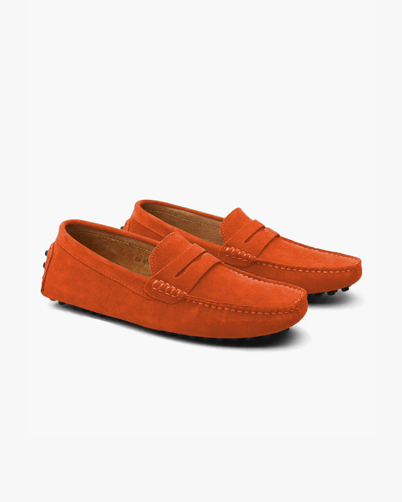 Suede Driver Loafers - Dalm Fashion