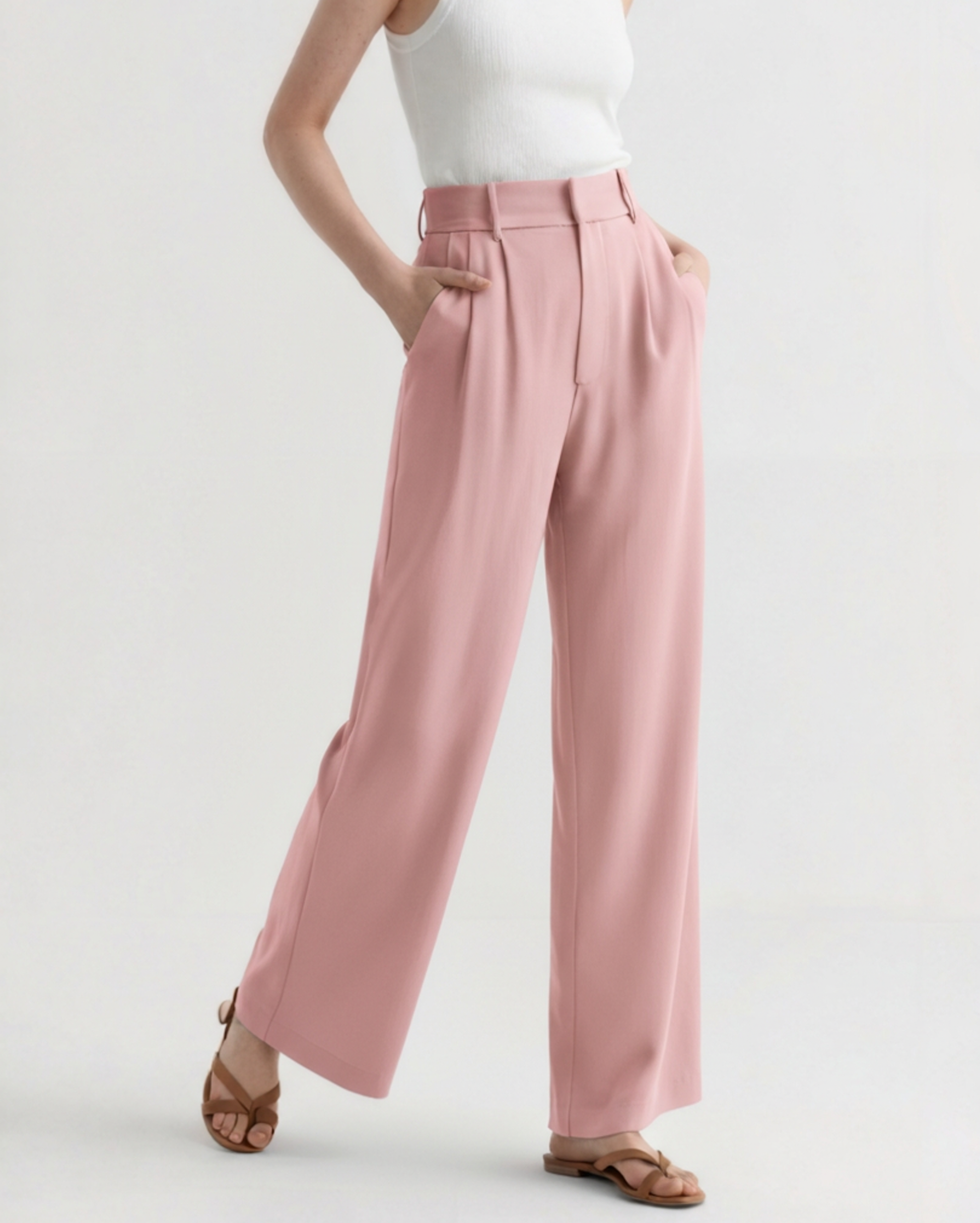 Serena Wide-Leg Trousers - Dalm Fashion