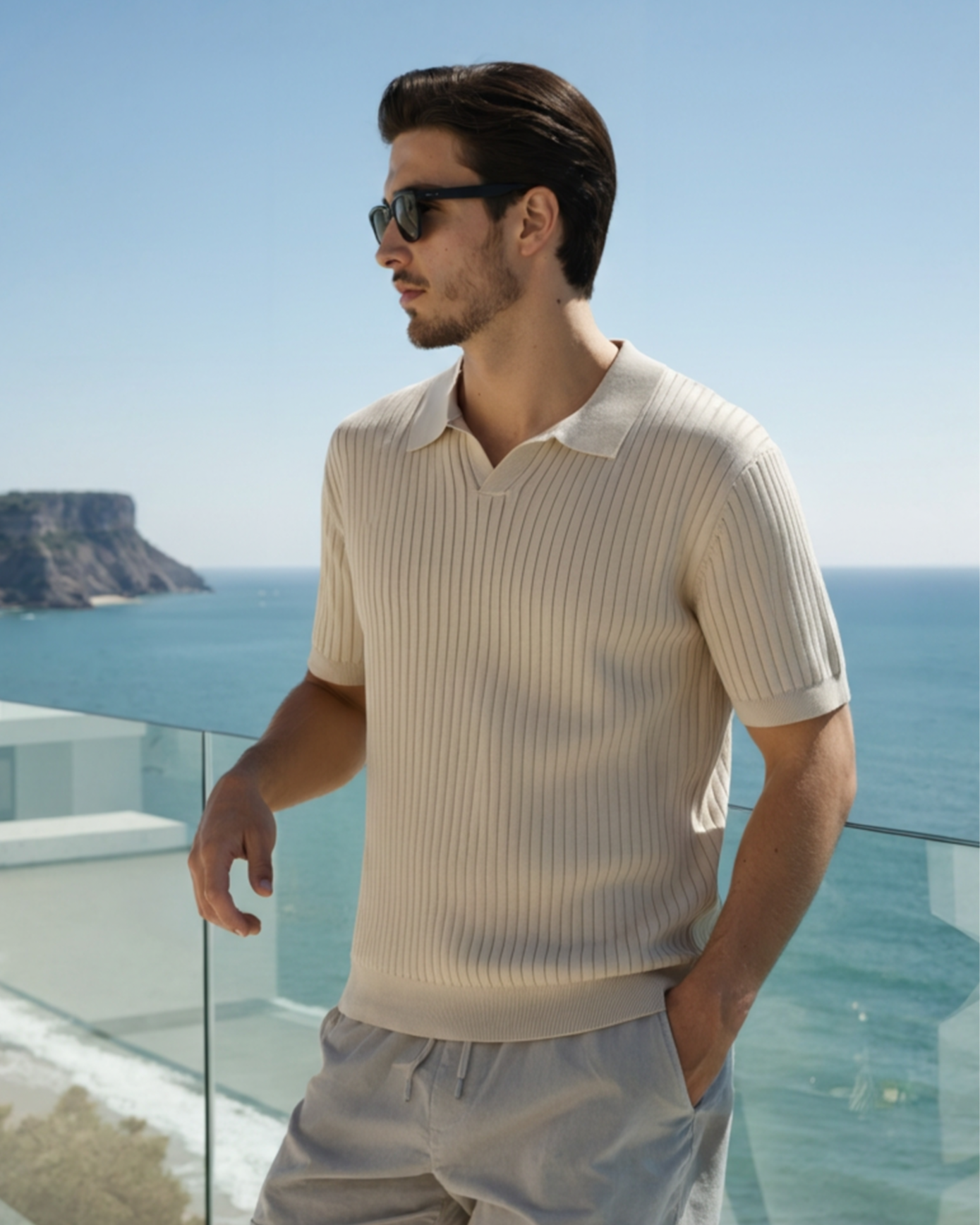 Premium Ribbed Polo - Dalm Fashion