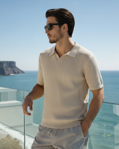 Premium Ribbed Polo - Dalm Fashion