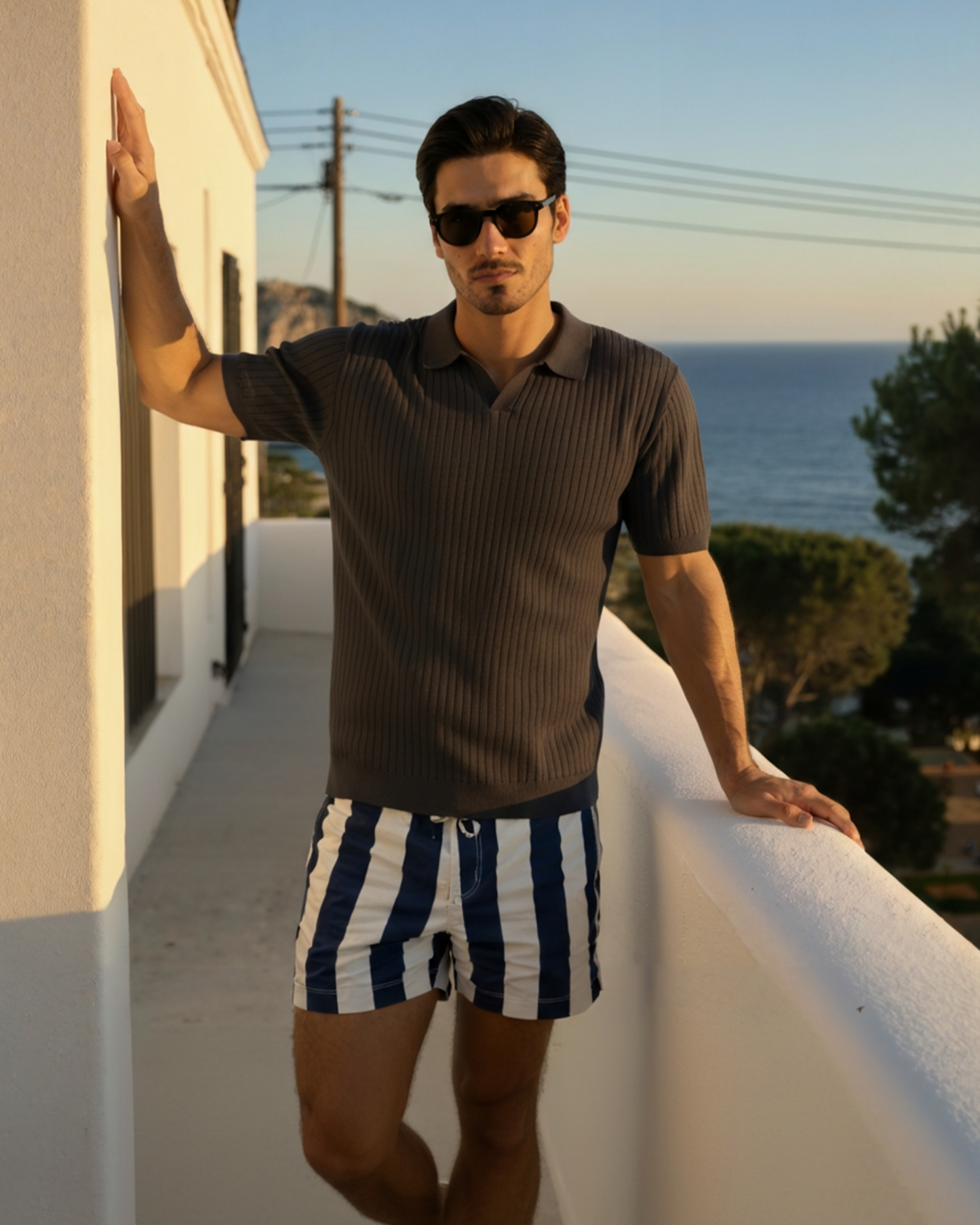 Premium Ribbed Polo - Dalm Fashion