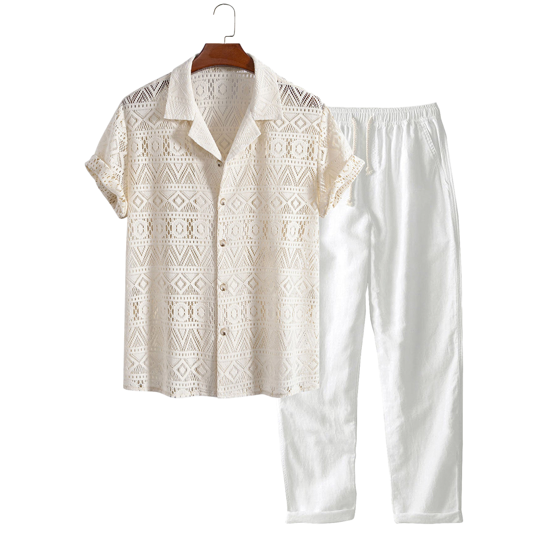 Saba - TheighT Short Sleeved Set - Dalm Fashion