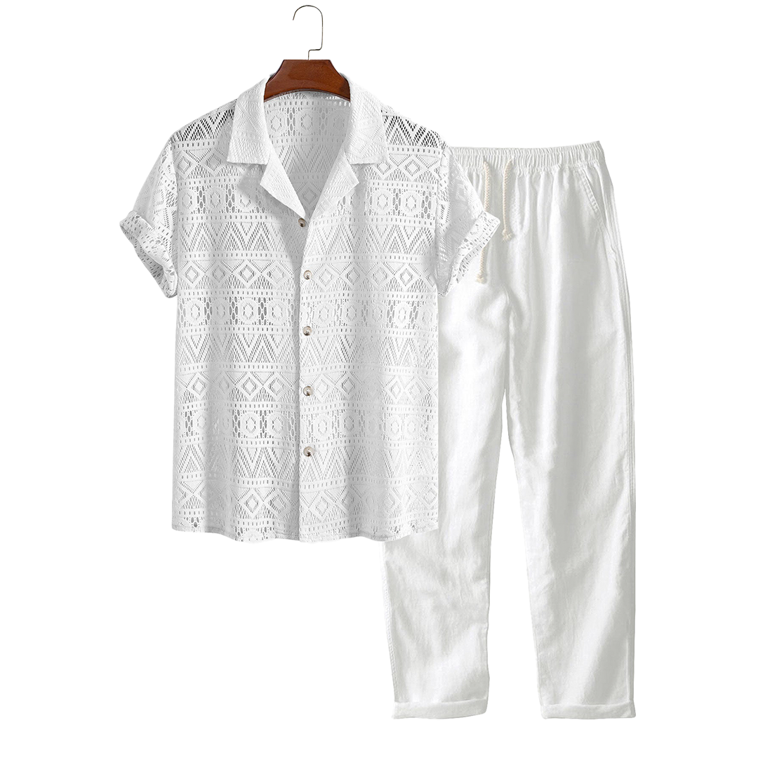 Saba - TheighT Short Sleeved Set - Dalm Fashion