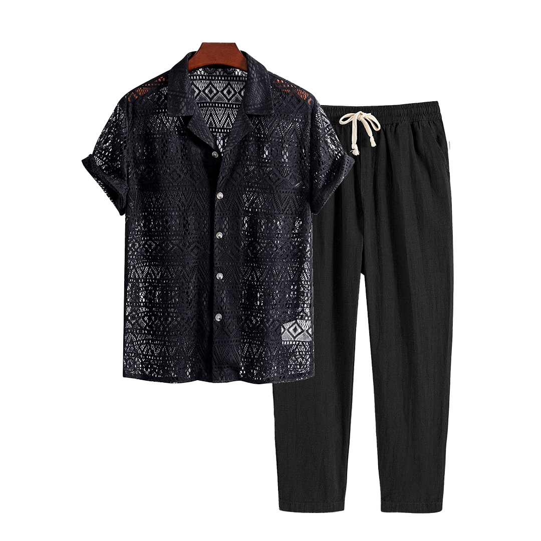 Sucre - TheighT® Short-Sleeved Set - Dalm Fashion
