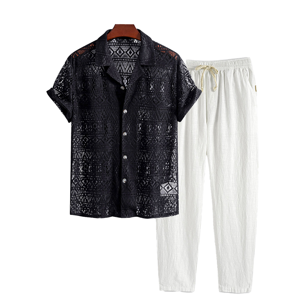 Sucre - TheighT® Short-Sleeved Set - Dalm Fashion